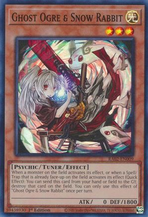 Ghost Ogre & Snow Rabbit (Alternate Art) (RA02-EN009) - 25e anniversaire Rarity Collection II 1ère édition