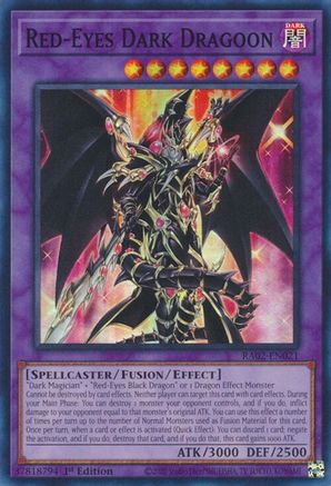 Red-Eyes Dark Dragoon (RA02-EN021) - 25th Anniversary Rarity Collection II 1st Edition