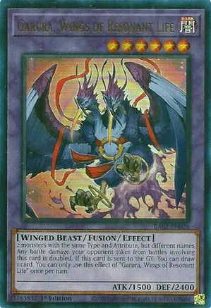 Garura, Wings of Resonant Life (UR) (RA02-EN024) – 25e anniversaire Rarity Collection II 1ère édition