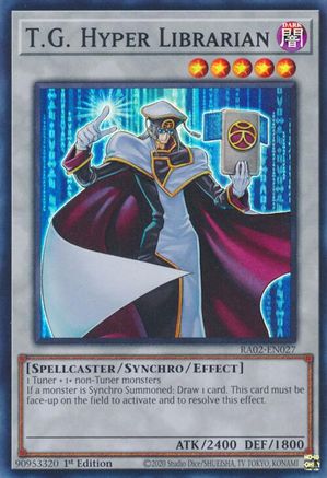 TG Hyper Librarian (RA02-EN027) – 25e anniversaire Rarity Collection II 1ère édition