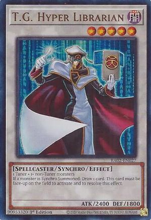 TG Hyper Librarian (UR) (RA02-EN027) – 25e anniversaire Rarity Collection II 1ère édition