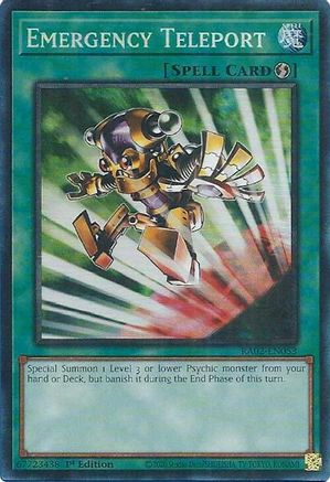 Téléportation d'urgence (PCR) (RA02-EN053) - 25e anniversaire Rarity Collection II 1ère édition