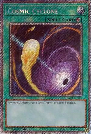 Cyclone cosmique (Platinum Secret Rare) (RA02-EN061) - Collection Rarity 25e anniversaire II