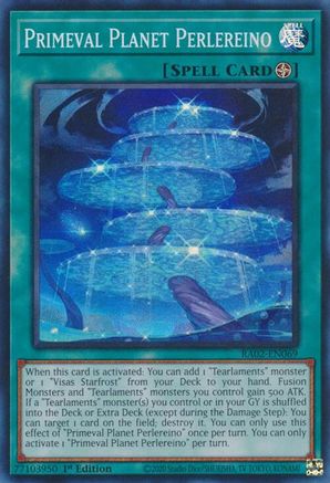 Primeval Planet Perlereino (RA02-EN069) – 25e anniversaire Rarity Collection II 1ère édition