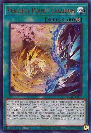 Peaceful Planet Calarium (UR) (RA02-EN074) – 25e anniversaire Rarity Collection II 1ère édition