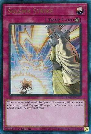 Solemn Strike (PUR) (RA02-EN079) – 25e anniversaire Rarity Collection II 1ère édition
