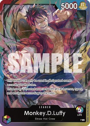 Monkey.D.Luffy (Bataille scellée 2024 Vol. 2) - Cartes promotionnelles One Piece