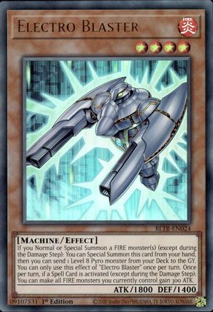 Electro Blaster (BLTR-EN024) - Battles of Legend : Terminal Revenge 1ère édition