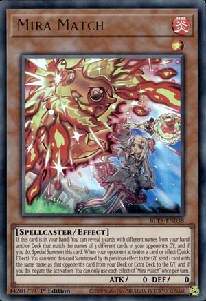 Mira Match (BLTR-EN038) - Battles of Legend : Terminal Revenge 1ère édition