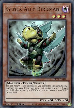 Genex Ally Birdman (BLTR-EN057) - Battles of Legend: Terminal Revenge 1st Edition