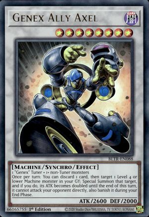 Axel, allié de Genex (BLTR-EN088) - Battles of Legend : Terminal Revenge, 1ère édition