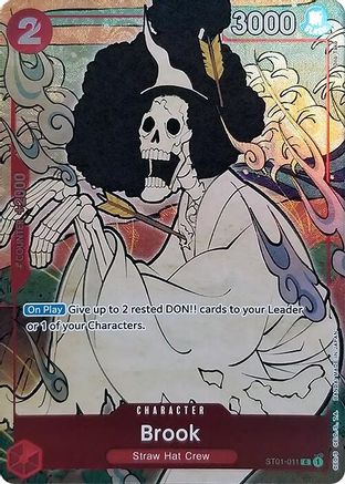 Brook (Version anglaise Coffret 1er anniversaire) (ST01-011) - Cartes promotionnelles One Piece