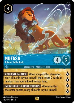 Mufasa - Ruler of Pride Rock (150/204) Cold Foil - Shimmering Skies