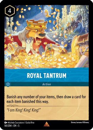 Royal Tantrum (161/204) Cold Foil - Shimmering Skies