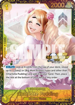 Charlotte Pudding (Championship 2024) (OP03-112) - One Piece Promotion Cards