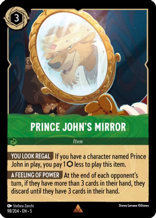 Prince John's Mirror (98/204) Cold Foil - Shimmering Skies