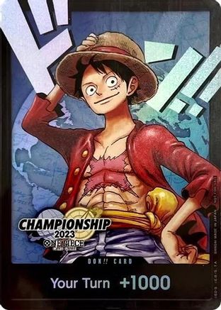 Carte DON!! (Monkey.D.Luffy) (Finale du Championnat du monde 2023) - Cartes promotionnelles One Piece