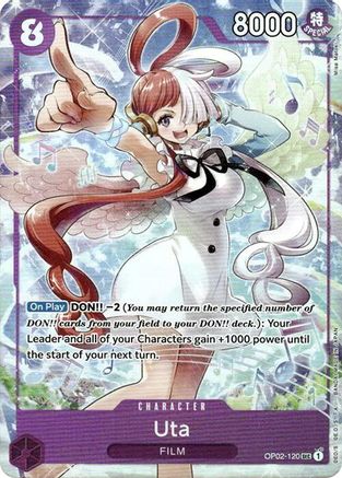 Uta - OP02-120 (Collection de cartes Premium -Uta-) (OP02-120) - Cartes promotionnelles One Piece