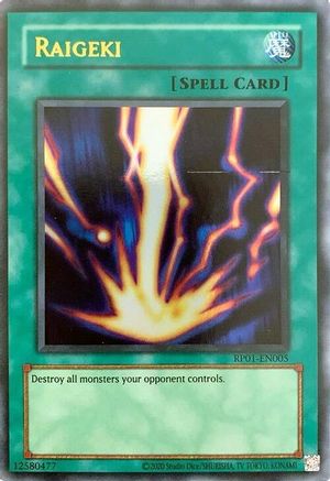 Raigeki (RP01-EN005) - Retro Pack (2020 Date Reprint) Unlimited