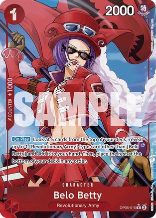 Belo Betty (Alternate Art) (OP05-015) - Premium Booster -The Best-