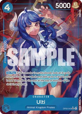 Ulti (Alternate Art) (OP05-043) - Premium Booster -The Best-