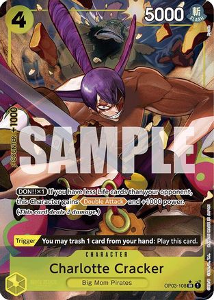 Charlotte Cracker (Alternate Art) (OP03-108) - Premium Booster -The Best-