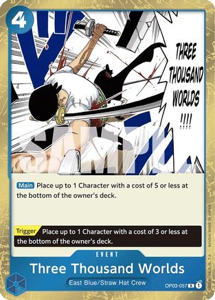 Three Thousand Worlds (Jolly Roger Foil) (OP03-057) - Premium Booster -The Best-