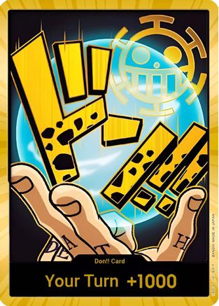 DON!! Card (Trafalgar Law) (Gold) - Premium Booster -The Best-
