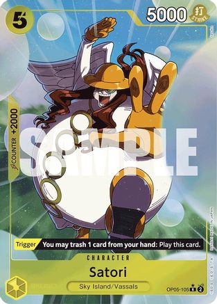 Satori (Alternate Art) (OP05-105) - Premium Booster -The Best-
