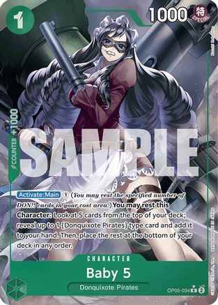 Baby 5 (OP05-034) (Full Art) (OP05-034) - Premium Booster -The Best-