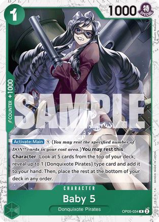 Baby 5 (OP05-034) (Jolly Roger Foil) (OP05-034) - Premium Booster -The Best-