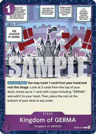 Kingdom of GERMA (Jolly Roger Foil) (OP06-079) - Premium Booster -The Best-