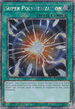 Super Polymerization (Platinum Secret Rare) (RA03-EN053) - Quarter Century Bonanza 1st Edition