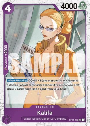 Kalifa (Jolly Roger Foil) (OP03-060) - Premium Booster -The Best-