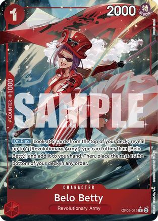 Belo Betty (Full Art) (OP05-015) - Premium Booster -The Best-