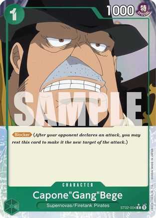 Capone"Gang"Bege (ST02-004) (Full Art) (ST02-004) - Premium Booster -The Best-