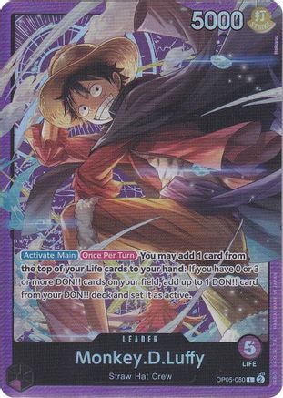 Monkey.D.Luffy (Sound Loader Vol. 1) (OP05-060) - One Piece Promotion Cards