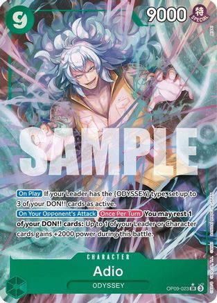 Adio (Parallel) (OP09-023) - Emperors in the New World
