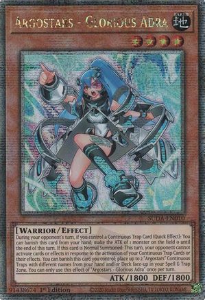 Argostars - Glorious Adra (Quarter Century Secret Rare) (SUDA-EN010) - Supreme Darkness 1st Edition