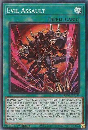 Evil Assault (SUDA-EN052) - Supreme Darkness 1st Edition