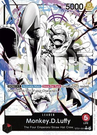 Monkey.D.Luffy (001) (Parallel) (ST21-001) - Starter Deck EX: Gear 5