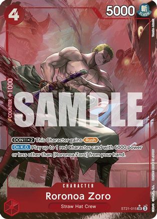 Roronoa Zoro (Parallel) (ST21-015) - Starter Deck EX: Gear 5