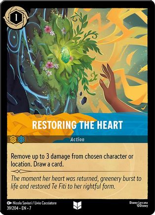 Restoring the Heart (39/204) Cold Foil - Archazias Island