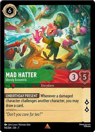 Mad Hatter - Unruly Eccentric (94/204) Cold Foil - Archazias Island