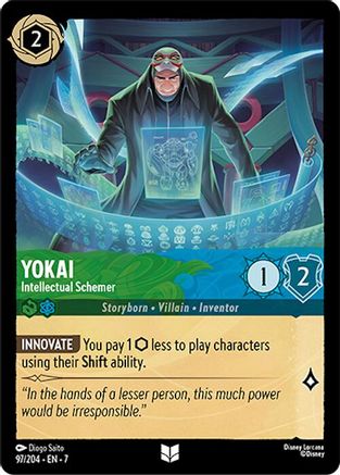 Yokai - Intellectual Schemer (97/204) Cold Foil - Archazias Island
