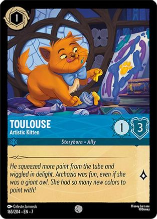 Toulouse - Artistic Kitten (165/204) Cold Foil - Archazias Island