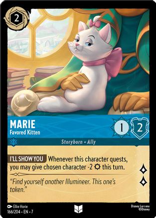 Marie - Favored Kitten (166/204) Cold Foil - Archazias Island
