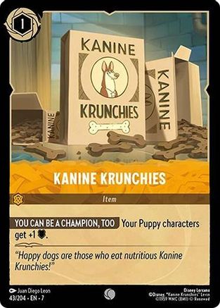 Kanine Krunchies (43/204) Cold Foil - Archazias Island