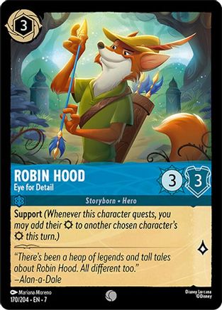 Robin Hood - Eye for Detail (170/204) Cold Foil - Archazias Island