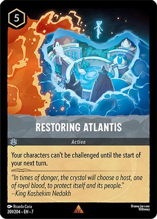 Restoring Atlantis (201/204) Cold Foil - Archazias Island